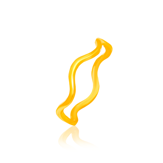 TAKA Jewellery 916 Gold Ring Wave