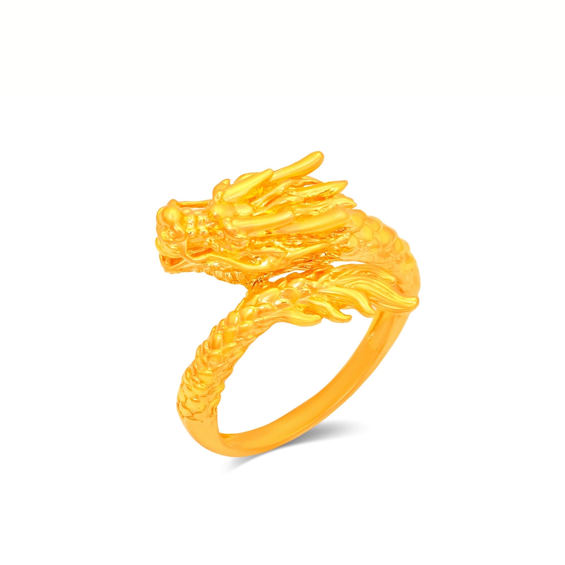 TAKA Jewellery 916 Gold Ring Dragon TAKA Jewellery