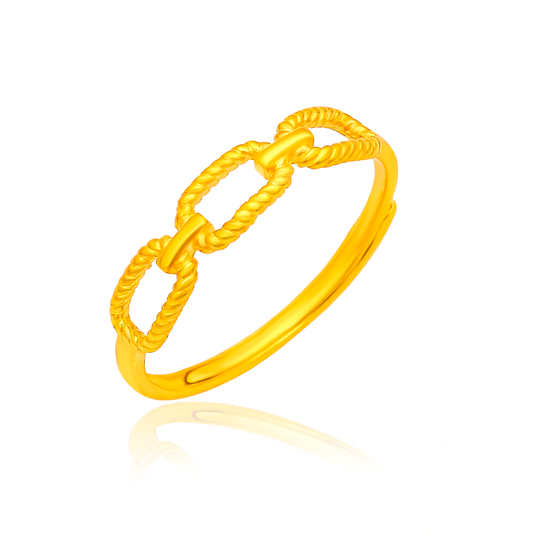 TAKA Jewellery 999 Pure Gold 5G Ring