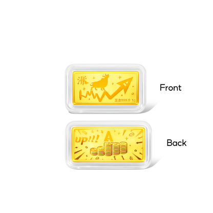 TAKA Jewellery 999 Pure Gold 1gm 「财」Wealth Red Packet – CNY Series