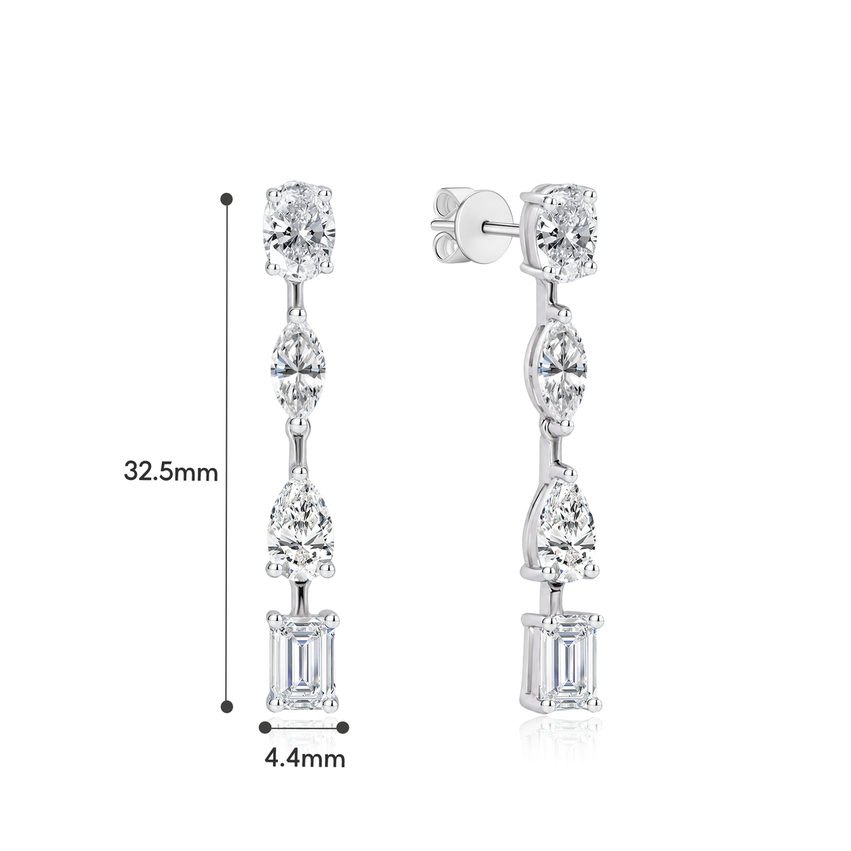[PROMO] TAKA Jewellery Lab Grown Diamond Earrings 10K Gold