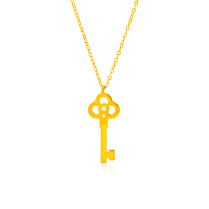 TAKA Jewellery Dolce 18K Gold Necklace Key