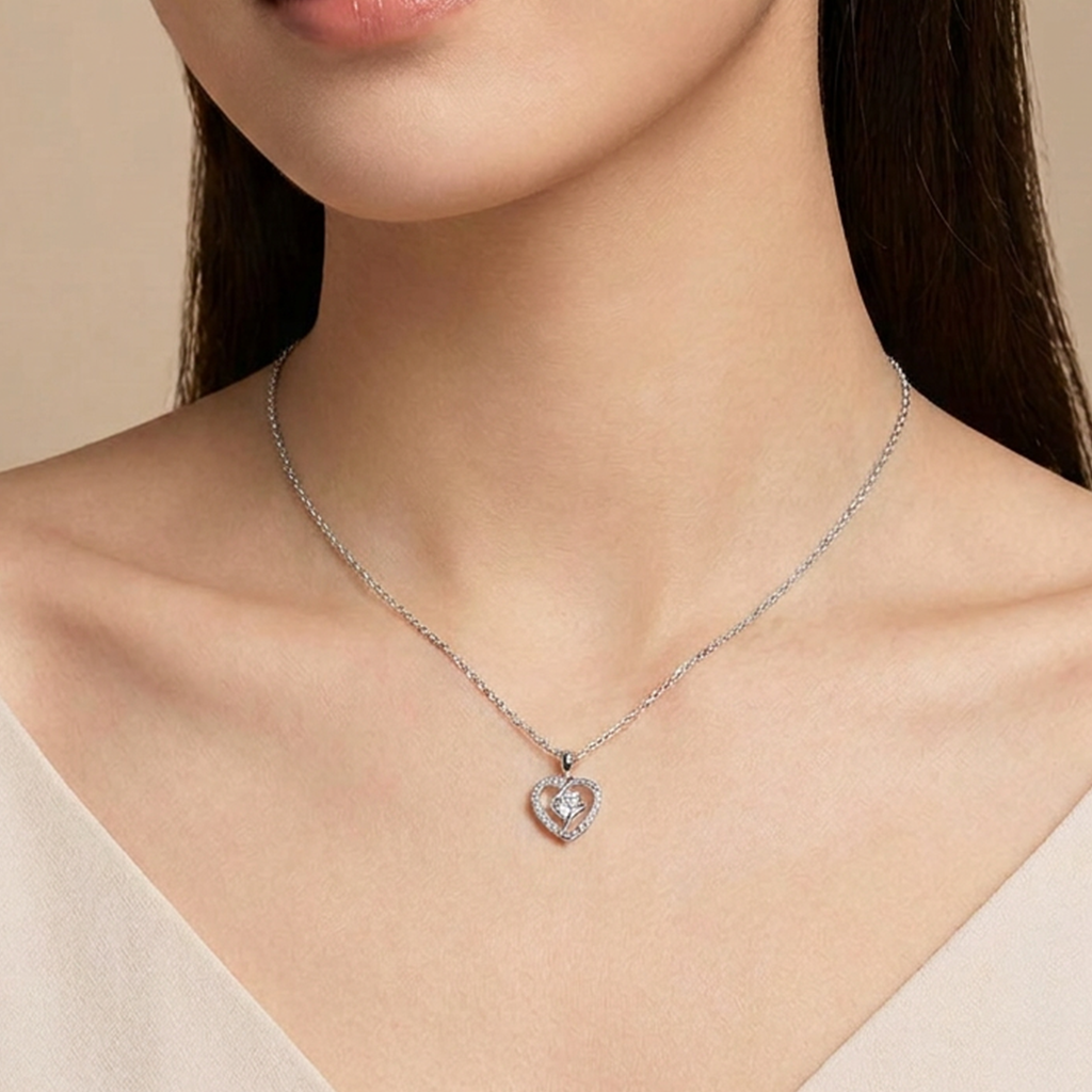 [PROMO] TAKA Jewellery 10K Lab Grown Diamond Sweetheart Sparkle Necklace