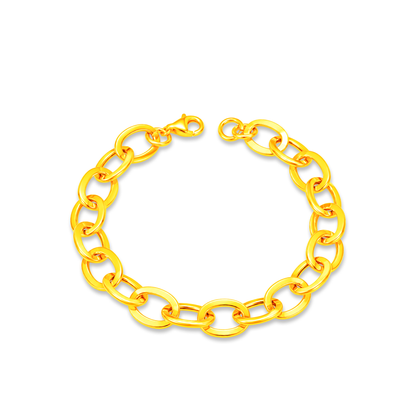 TAKA Jewellery Eternal Links 916 Gold Bracelet
