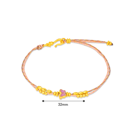 TAKA Jewellery Heritage Threads Gold Collection 999 Pure Gold Bracelet