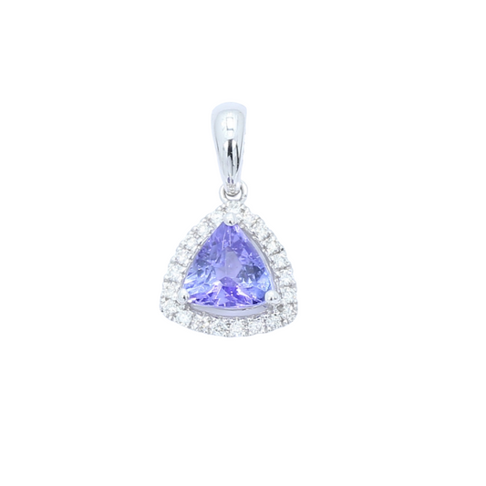 TAKA Jewellery Spectra Tanzanite Diamond Pendant 18K