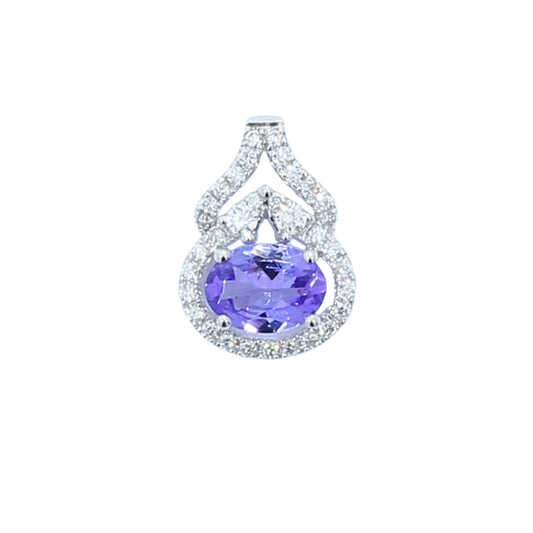 TAKA Jewellery Spectra Tanzanite Diamond Pendant 18K