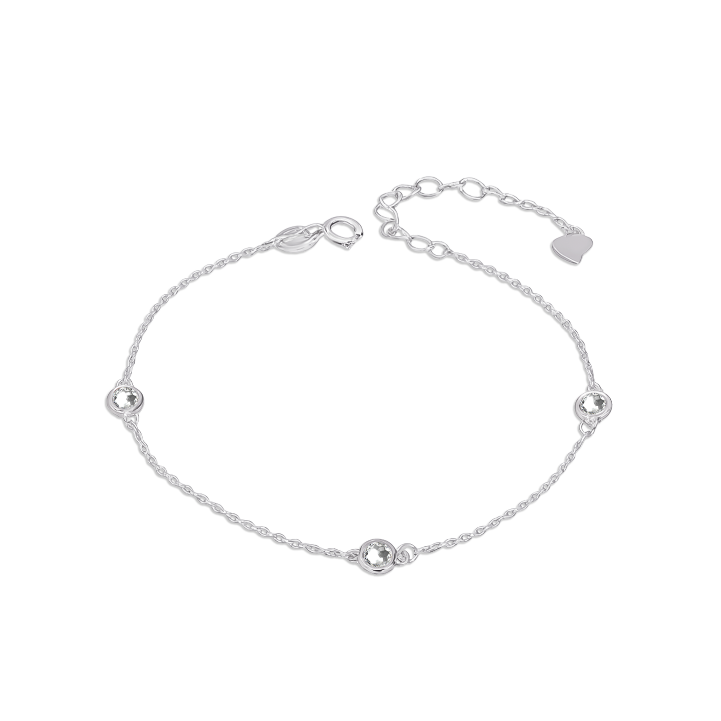 TAKA Jewellery Crystals & 925 Silver Bracelet