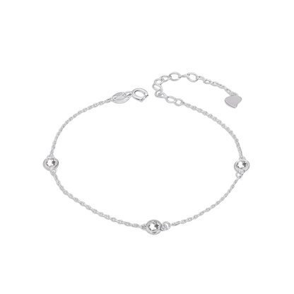TAKA Jewellery Crystals & 925 Silver Bracelet