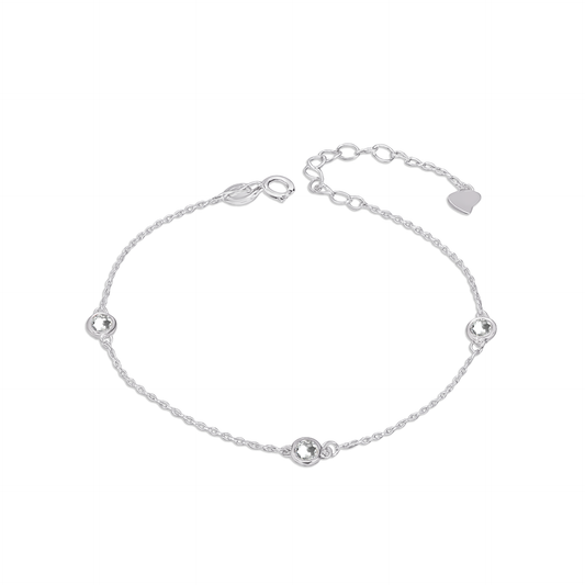 TAKA Jewellery Crystals & 925 Silver Bracelet