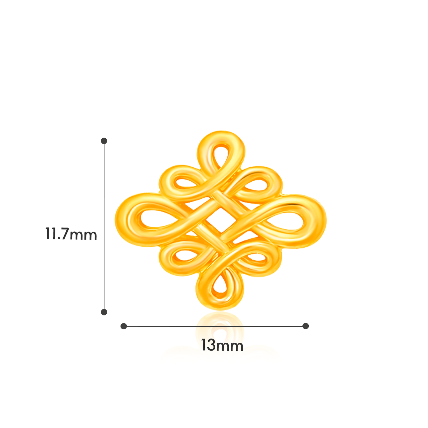 TAKA Jewellery Golden Moments Collection 916 Gold Lightweight Charm