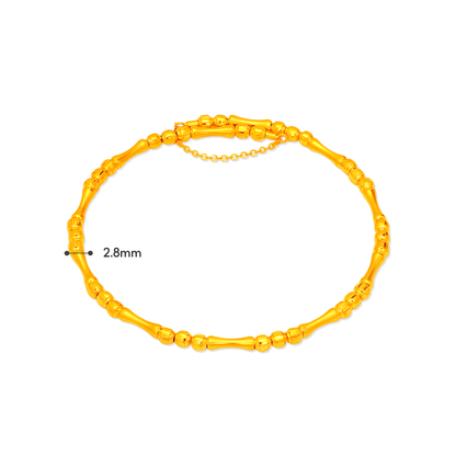TAKA Jewellery Bamboo Harmony 916 Gold Bangle