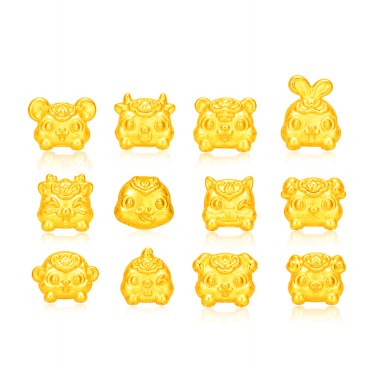TAKA Jewellery Petite Gold 999 Pure Gold Chinese Zodiac Series