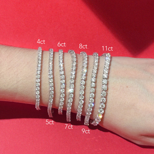 [PROMO] TAKA Jewellery Lab Grown Diamond Tennis Bracelet 10K Gold