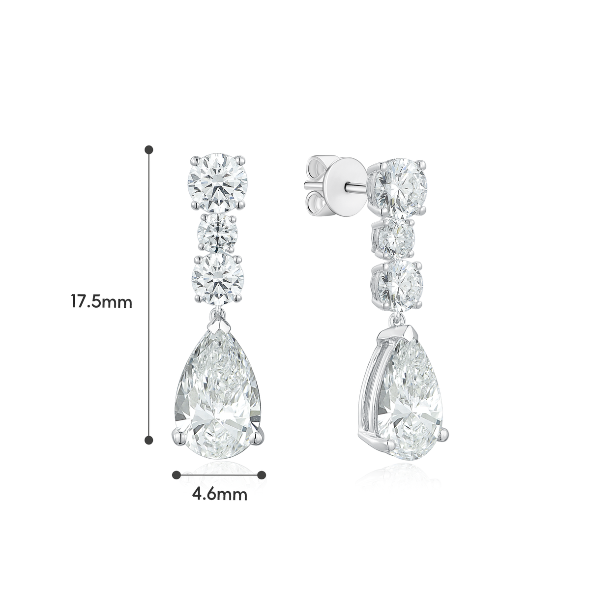 TAKA Jewellery Lab Grown Diamond Earrings 10K Gold