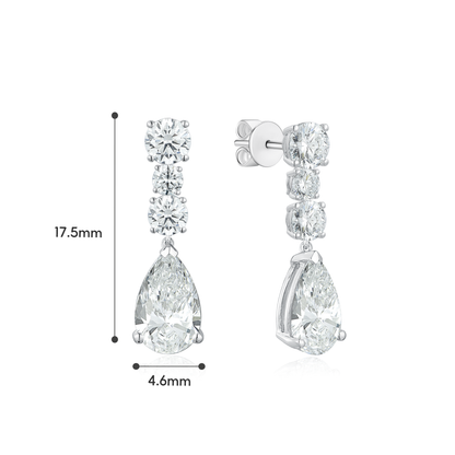 TAKA Jewellery Lab Grown Diamond Earrings 10K Gold
