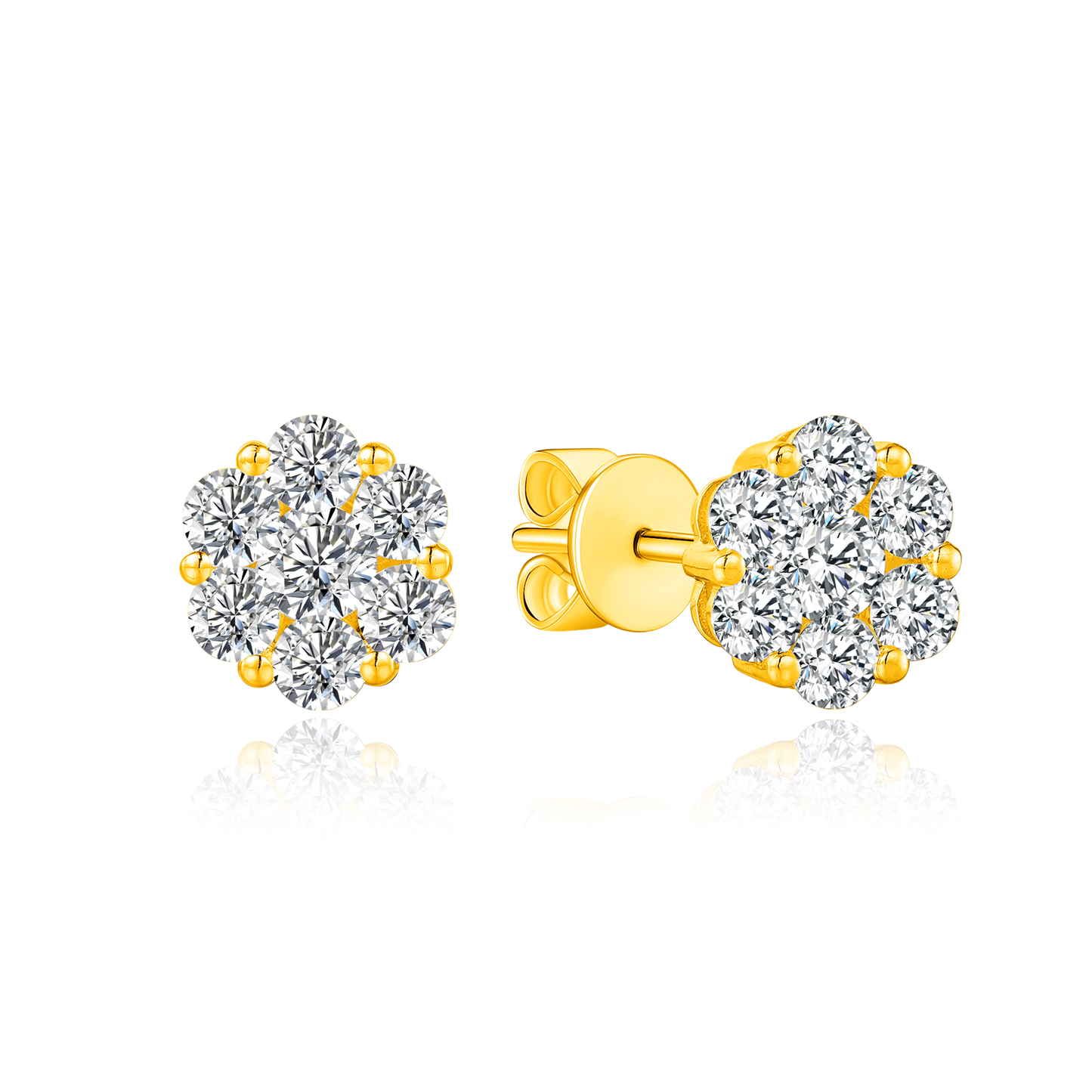 TAKA Jewellery Galaxe Diamond Earrings 18K Gold