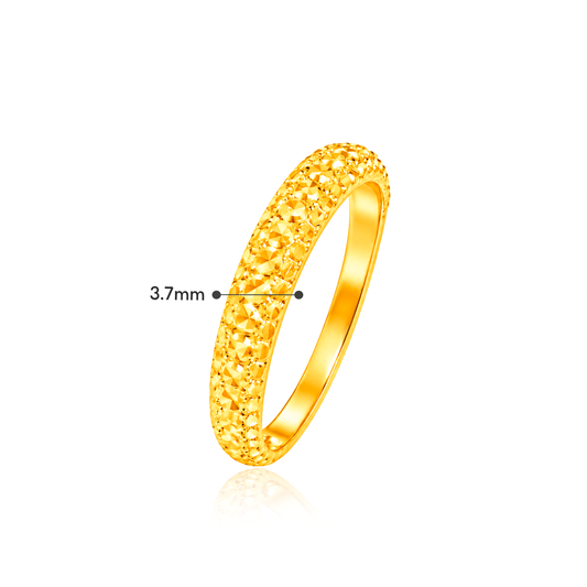 TAKA Jewellery Radiant Sparkle 916 Gold Ring