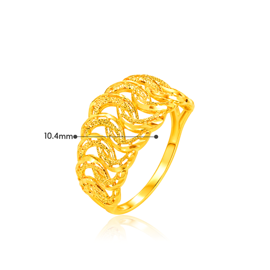 TAKA Jewellery Infinite Harmony 916 Gold Ring