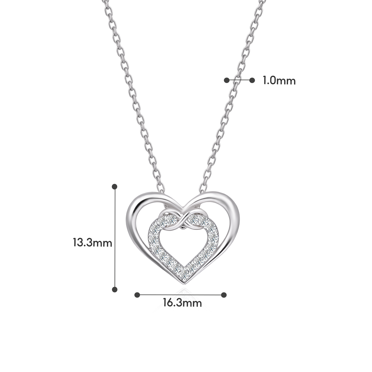 [PROMO] TAKA Jewellery 10K Lab Grown Diamond Grace Heart Necklace