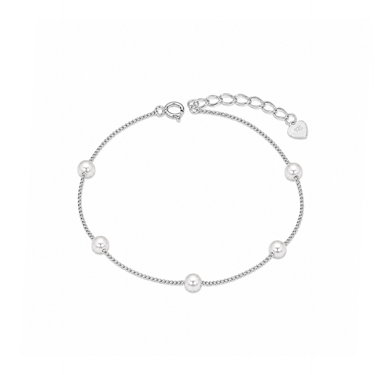 TAKA Jewellery Pearl Harmony 925 Silver Bracelet