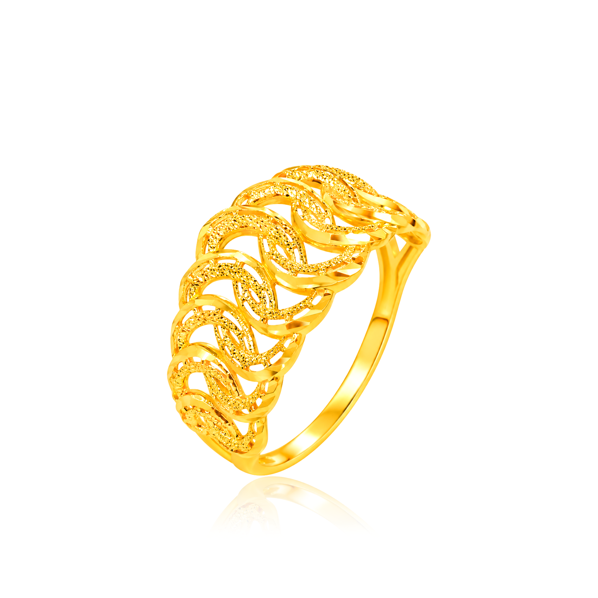 TAKA Jewellery Infinite Harmony 916 Gold Ring