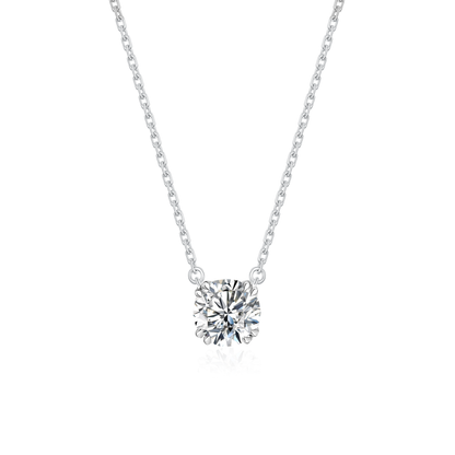 TAKA Jewellery Lab Grown Solitaire Diamond Necklace 10K Gold
