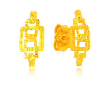 TAKA Jewellery 916 Gold Earrings