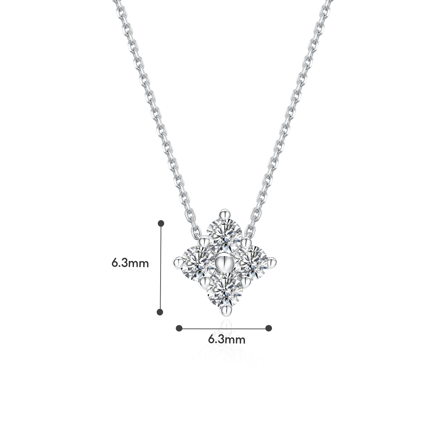 TAKA Jewellery Lab Grown Diamond Necklace 10K Gold