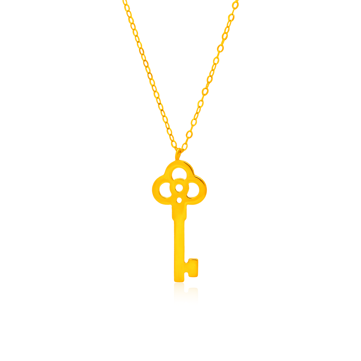 TAKA Jewellery Dolce 18K Gold Necklace Key