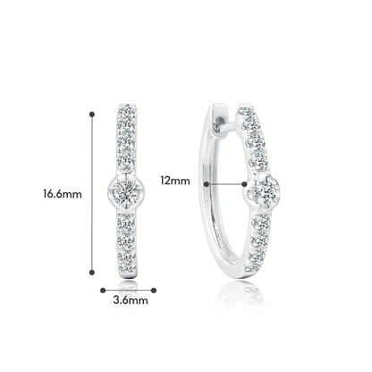 TAKA Jewellery Lab Grown Diamond Earrings 10K Gold