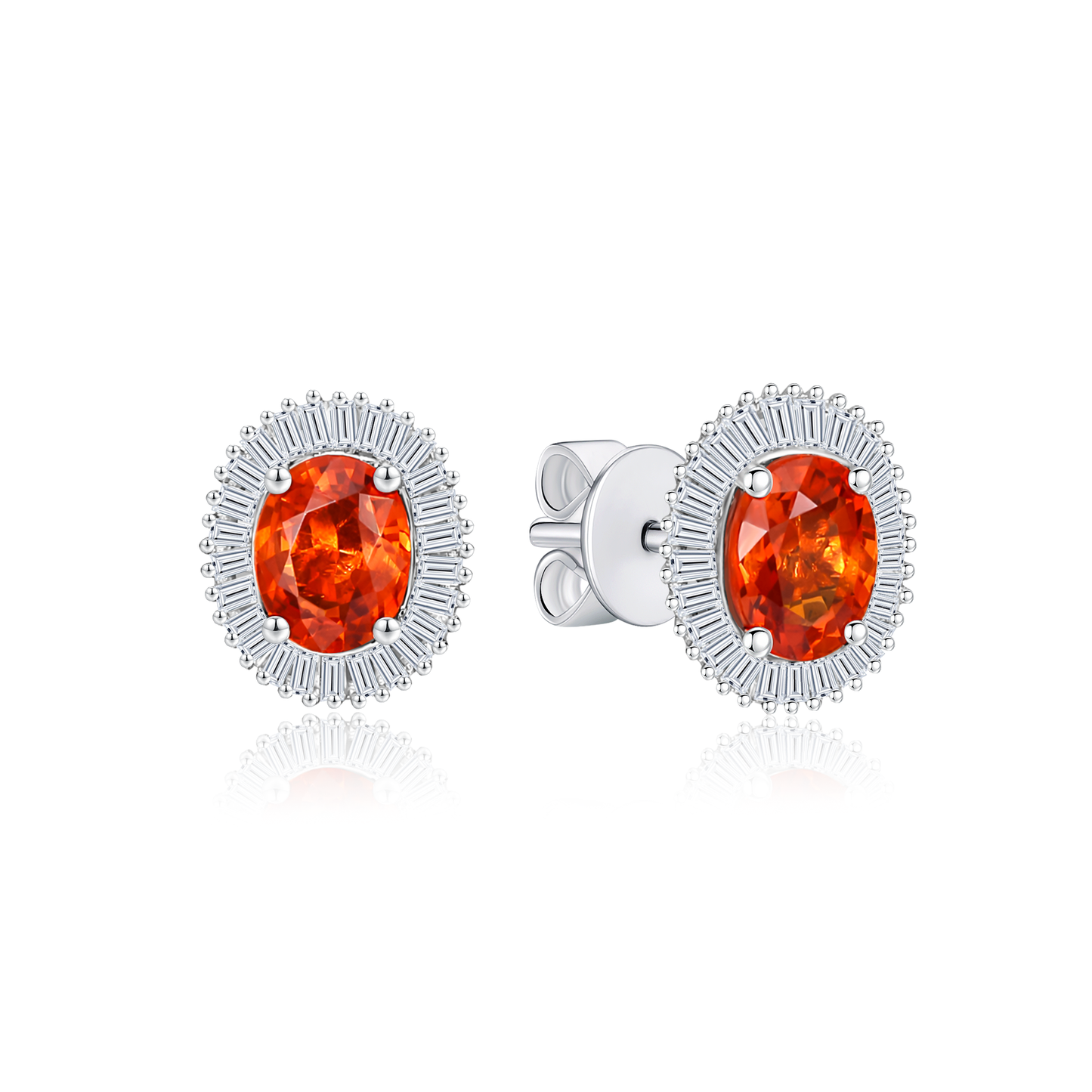 TAKA Jewellery Spectra Sapphire Diamond Earrings 18K