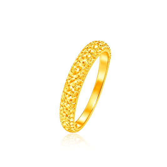TAKA Jewellery Radiant Sparkle 916 Gold Ring