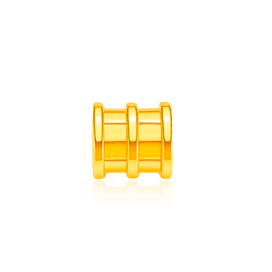 TAKA Jewellery 999 Pure Gold Charm Barrel