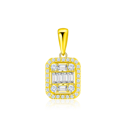 TAKA Jewellery Illusion Diamond Pendant 9K