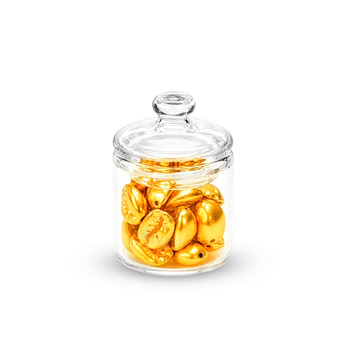 TAKA Jewellery 999 Pure Gold Coffee Bean Display Piece