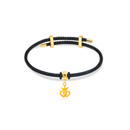 TAKA Jewellery 916 Gold Charm Hearts