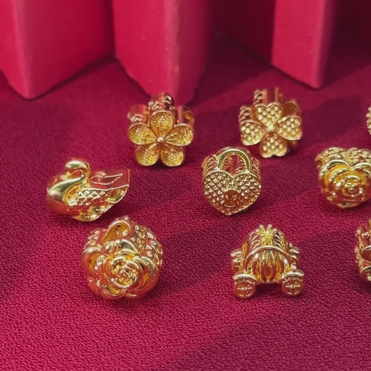 TAKA Jewellery Golden Moments Collection 916 Gold Lightweight Charm