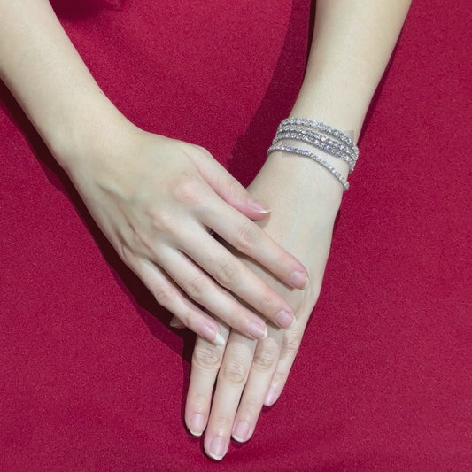 [PROMO] TAKA Jewellery Lab Grown Diamond Tennis Bracelet 10K Gold