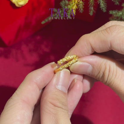 TAKA Jewellery 916 Gold Ring