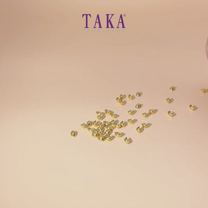 TAKA Jewellery 1gm Petite Gold in Glass Bottle - Assorted Design [Bundle Deals]