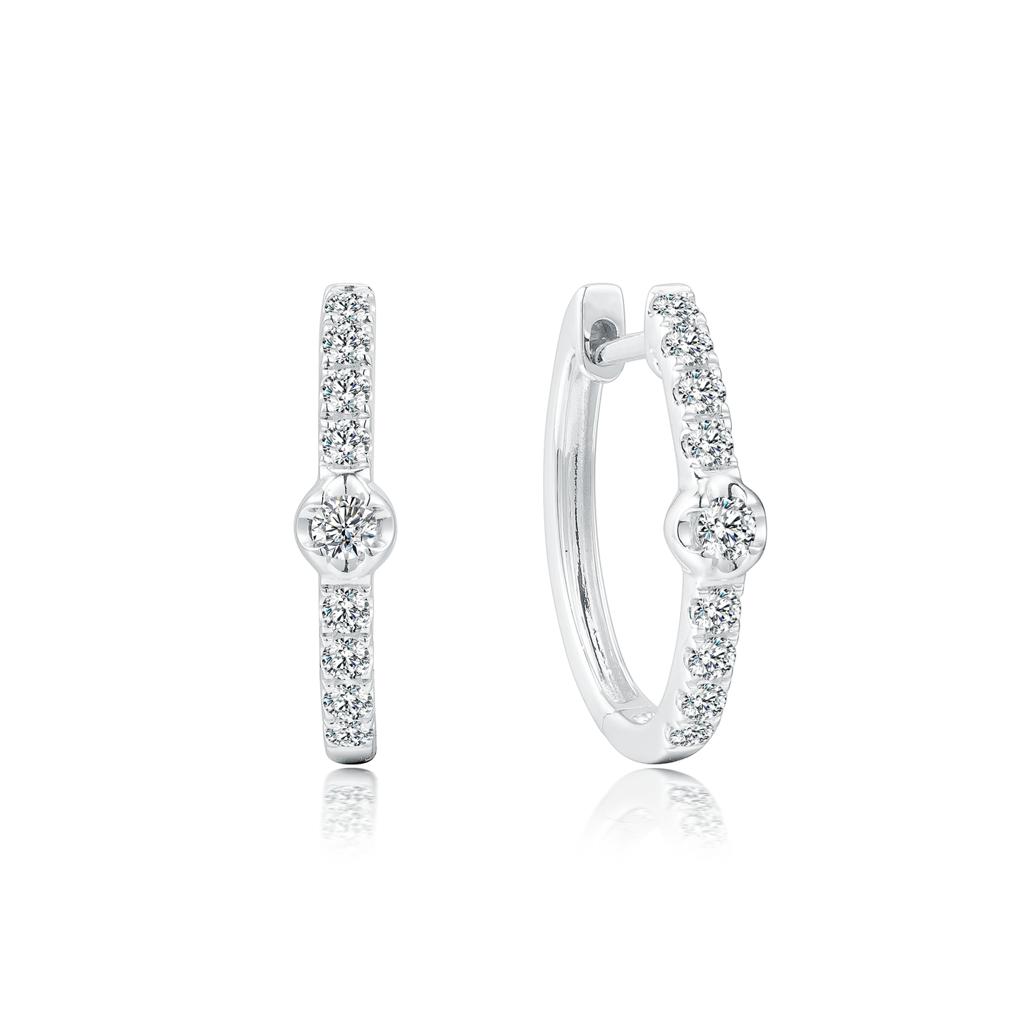 TAKA Jewellery Lab Grown Diamond Earrings 10K Gold