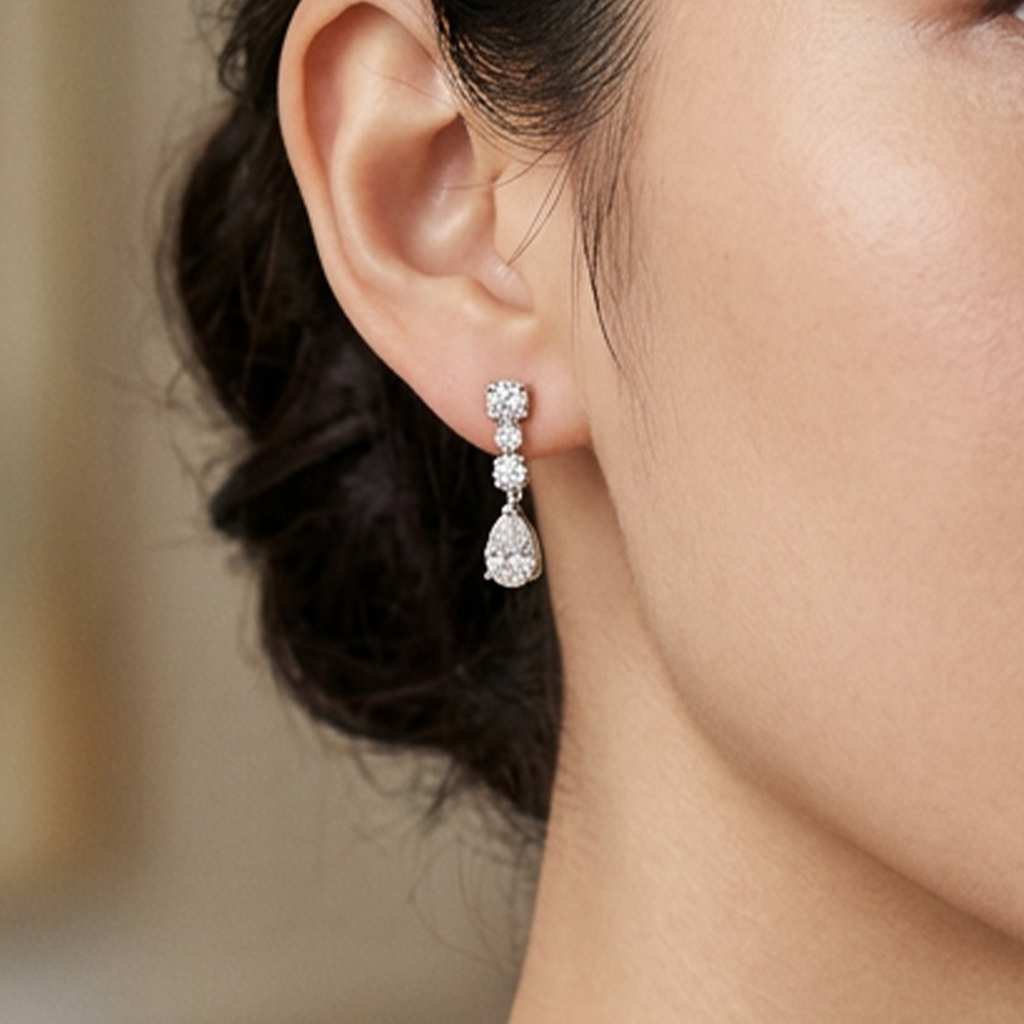 TAKA Jewellery Lab Grown Diamond Earrings 10K Gold