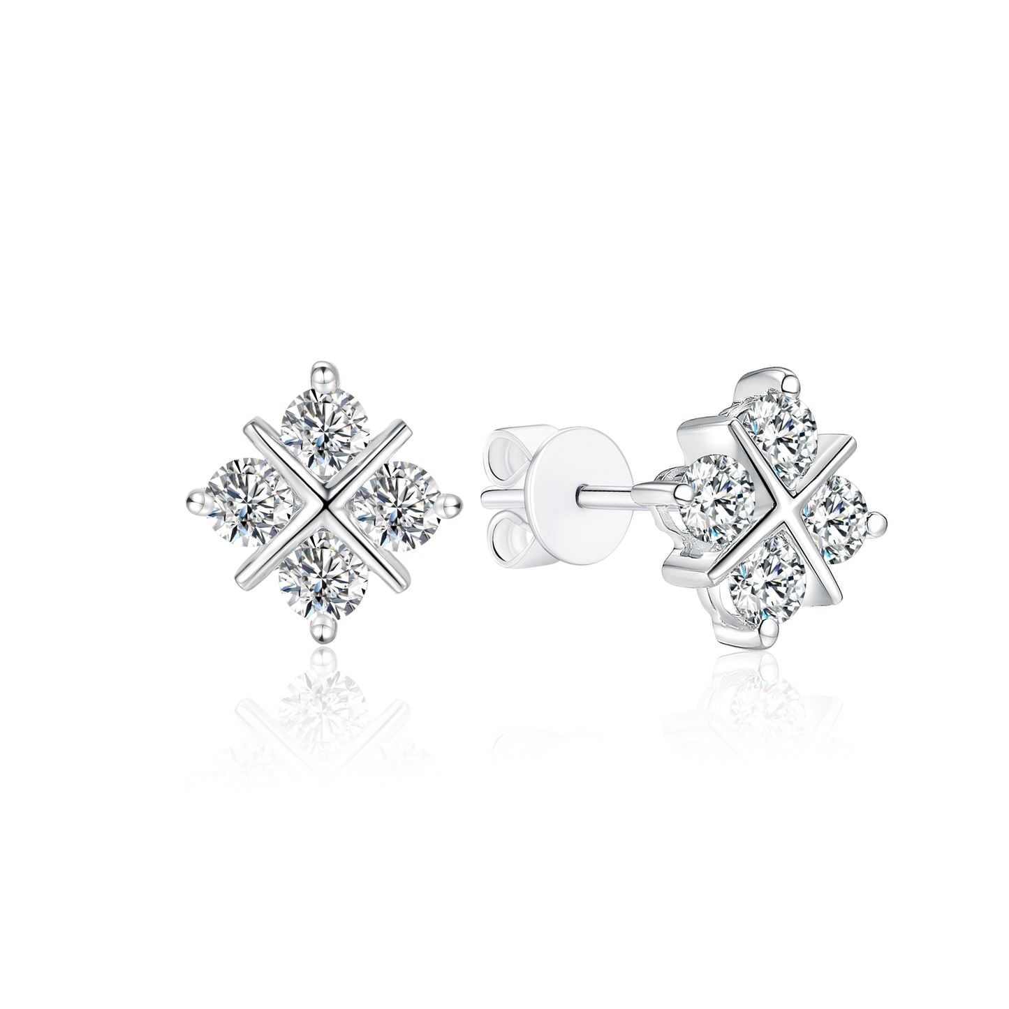 TAKA Jewellery Lab Grown Diamond Earrings 10K Gold