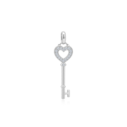 TAKA Jewellery Key Diamond Pendant 9K