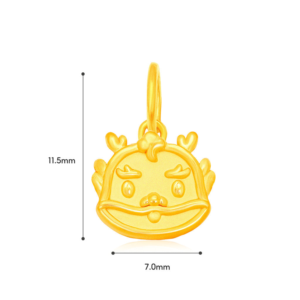 TAKA Jewellery 999 Pure Gold Mini Zodiac Blessings Series Baby Nylon Bracelet