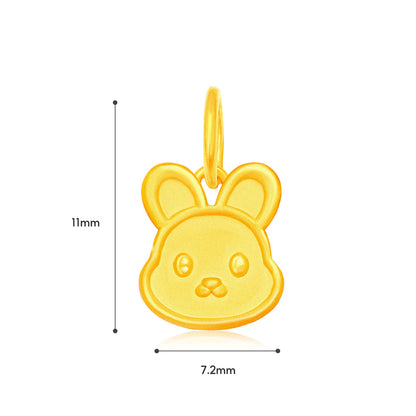 TAKA Jewellery 999 Pure Gold Mini Zodiac Blessings Series Baby Nylon Bracelet