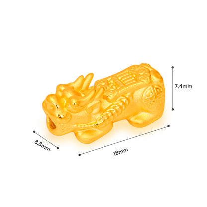 TAKA Jewellery 999 Pure Gold Pixiu Beads Bracelet