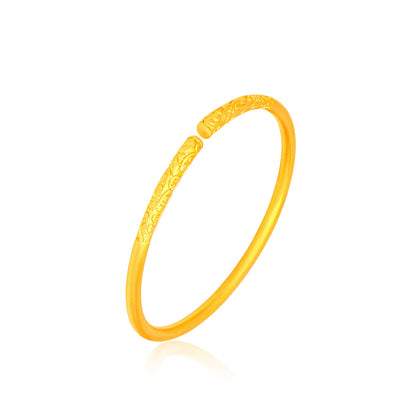 TAKA Jewellery 999 Pure Gold Bangle