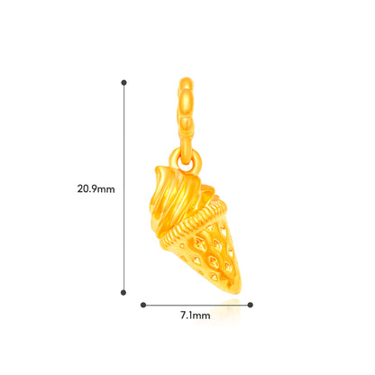 TAKA Jewellery Golden Moments Collection 916 Gold Lightweight Charm